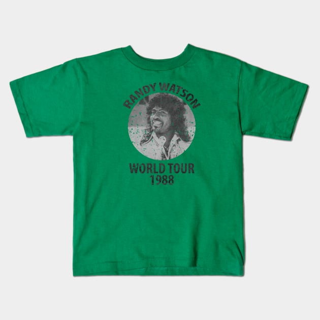 WORLD TOUR VINTAGE RANDY WATSON Kids T-Shirt by unguselimut6